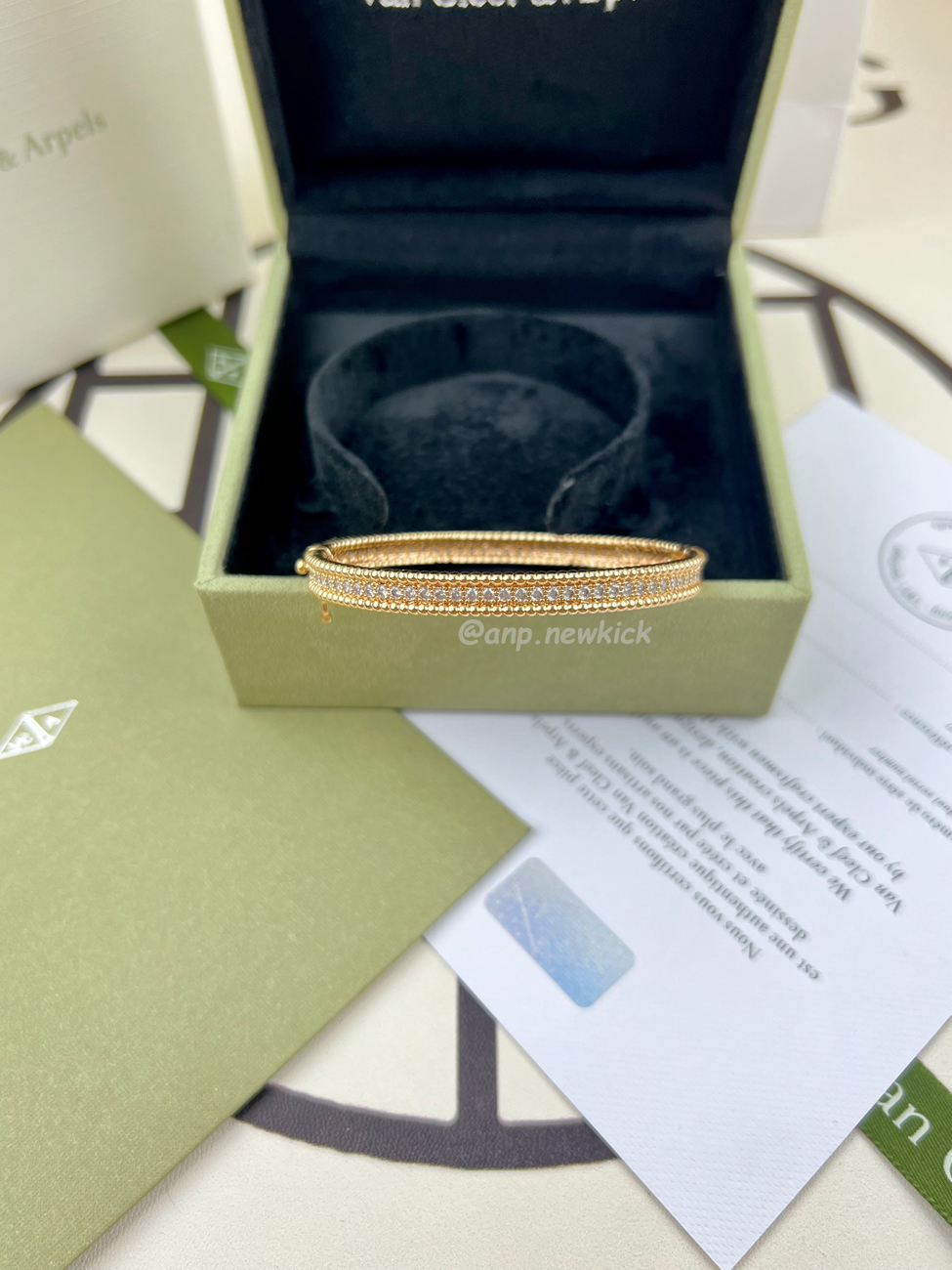 Van Cleef Arpels Full Diamond Bracelet (6) - www.newkick.vip